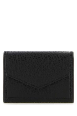 Maison Margiela Black Leather Four Stitches Wallet