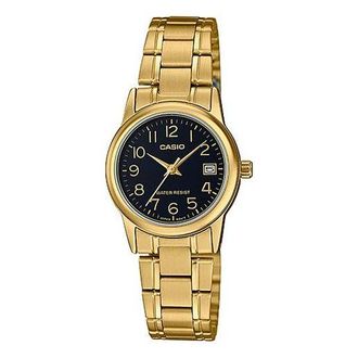 Casio Quartz Stainless Steel Strap Waterproof Gold Analog LTP-V002G-1B