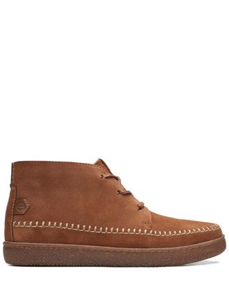 Clarks Hodson desert boots - men - Calf Suede/Calf Leather/Rubber - 11.5 - Brown