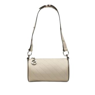 Gucci Pre-owned Blondie Schoudertas - Dames - Pre-owned - Wit - Maat: ONE Size Leer