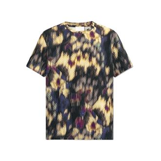 Isabel Marant T-Shirts, male, Multicolor, M, Short Sleeve Round Neck Cotton Tee