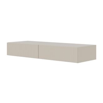 Selsey Veldio - Consolle Sospeso Con 2 Cassetti - 110 Cm - Beige Grigio - Selsey
