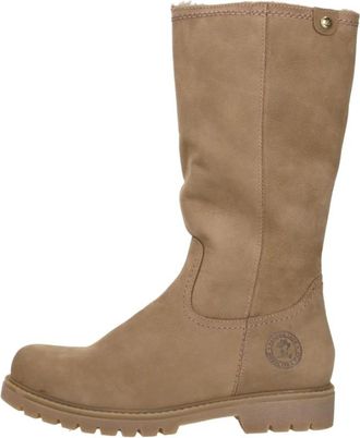 Panama Jack Bambina B146 Boot - Dames - Hoge Laarzen - Beige - 42 EU - Leer - Schoenen