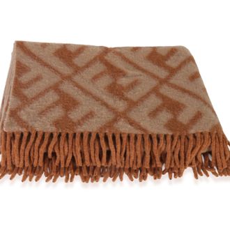Fendi Alpaca Wool FF Throw