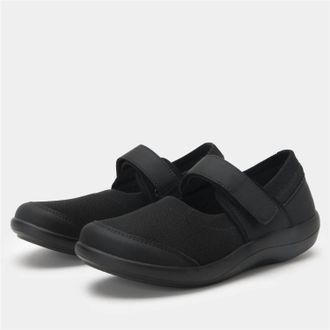 Alegria Womens Dinamo Shoes In All Black