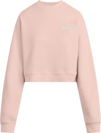 Favorite Daughter Mom of the Year French Terry Graphic Sweatshirt in Pale Pink/Gardenia at Nordstrom, Size X-Small