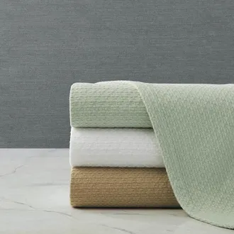 Frontgate Bliss Bamboo Cotton Throw - Soft White - Frontgate