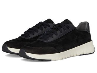 Vionic Uptown Sneakers Womens Shoes Black Suede/Leather : 8.5 M, Leather/Suede