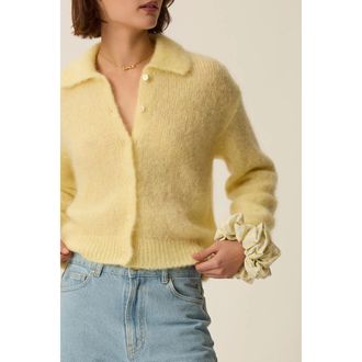 des petit hauts Vest met knopen en polokraag, ALPOLO