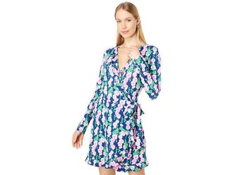 Lilly Pulitzer Mirelle Romper Womens Jumpsuit & Rompers One Piece Oyster Bay Navy De Vine : LG, Jersey/Cotton