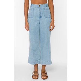 Velvet Heart Alyx High Rise Flare Ankle Pants in Classic Indigo at Nordstrom Rack, Size 28