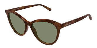 Saint Laurent SL 456 010 Womens Sunglasses Tortoiseshell Size 57 - Free RX Lenses - Free RX Lenses