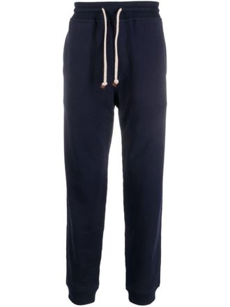 Brunello Cucinelli drawstring-waist track pants - Blue