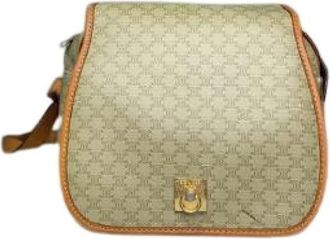 Celine Pre-owned Tabou Shoulder Bag - Dames - Vintage Schoudertas - Beige - ONE Size - Leer - Vintage