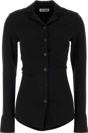 Jil Sander Black Jersey Shirt