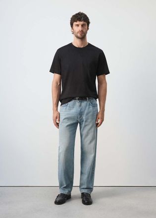 Mango T-shirt regular-fit 190 gsm nero - Uomo - XXL - MANGO MAN