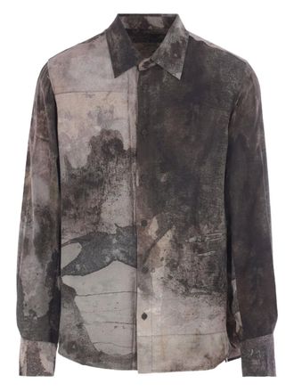 Ziggy Chen Camicia con bottoni - Grigio