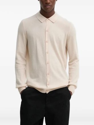 From Future Vest met kraag en knopen - Beige
