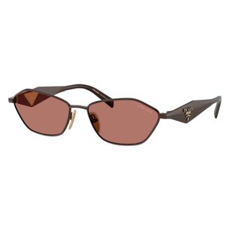 Prada PR D50S Sunglasses - unisex - Prada - Sunglasses - Brown - 57 MM - Accessories