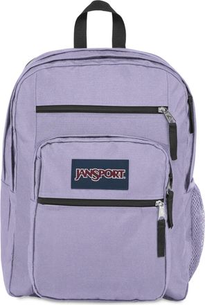 Jansport Big Student Backpack in Pastel Lilac Polyester Unisex 34L Laptop Pack