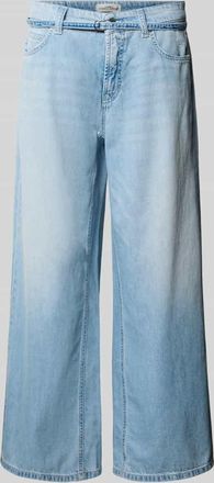 Cambio Cambio Regular Fit Loose Fit Jeans aus reiner Baumwolle Modell PALAZZO in Jeansblau, Gr&ouml;&szlig;e 36
