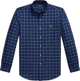 Polo Ralph Lauren Camicia Oxford con logo ricamato - Blu
