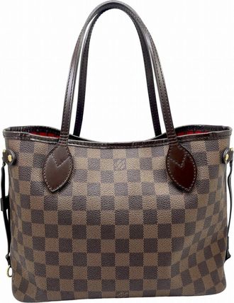 Louis Vuitton Brown Damier Canvas Shoulder Bag Tote Bag (Pre-Owned)