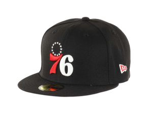 New Era Philadelphia 76ers NBA Black 59Fifty Basecap - 7 1/4-58cm (L)