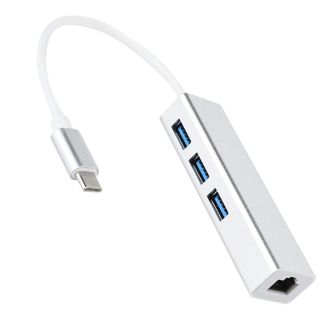 OEM Convertidor Ethernet Usb 3.0 De Doble Funci&oacute;n, Adaptador Usb-c A Rj45 Con Extensi&oacute;n Multipuerto, Compatible Con Dispositivos Macbook Y Windows