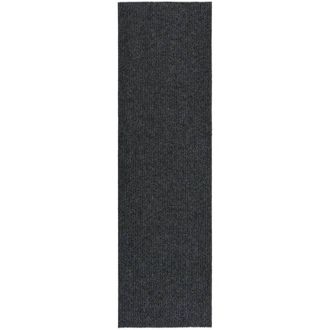 vidaXL Alfombra De Pasillo Atrapa Suciedad 100x350 Cm Gris Antracita Vidaxl