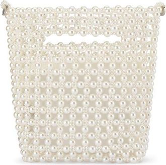 Olga Berg Tilda Faux Pearl Grab Bag at Nordstrom