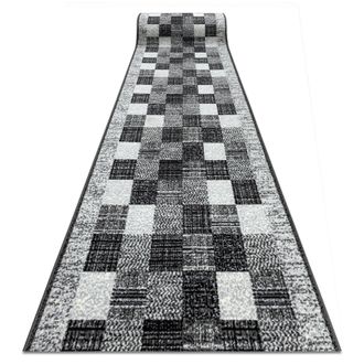 RugsX RugsX Bcf Rafia Runner in Grey | Size: 100 cm x 510 cm