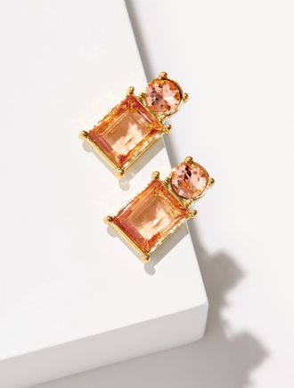 Talbots Grace Drop Earrings - Jasper/Gold - 001 Talbots