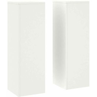 vidaXL Soportes Para Plantas 2 Pcs 24 X 24 X 75 Cm Acero Vidaxl