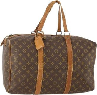 Louis Vuitton Pre-owned Weekend Bags, female, Brown, Size: ONE SIZE Pre-owned Vintage Boston Bag