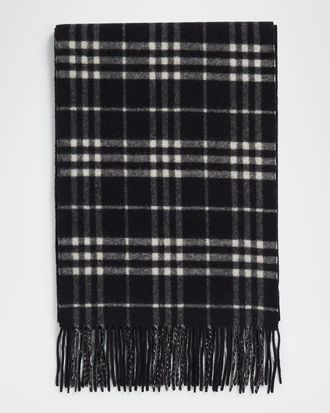 Burberry Icon Check Cashmere Scarf