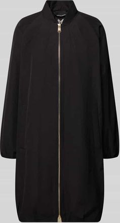 Fuchs Schmitt Mantel mit Stehkragen und Zweiwege-Rei&szlig;verschluss in Black, Gr&ouml;&szlig;e 34