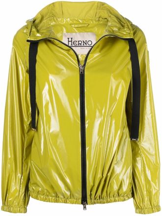Herno Giacca con zip - Verde
