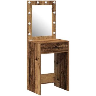 vidaXL Vidaxl - Dressing Table Old Wood 50 x 41 x 135 cm Engineered wood