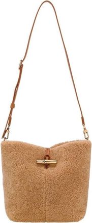 Longchamp Le Roseau Crossbody Tas - Dames - Schoudertassen - Bruin - ONE Size - Leer - Tassen