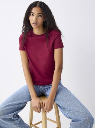 Twik Womens Short-sleeve crew-neck Tee Shirt Relaxed fit