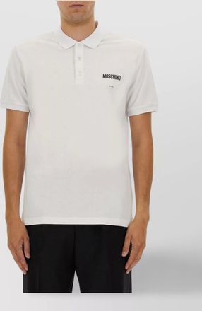 Moschino cotton short-sleeve polo shirt