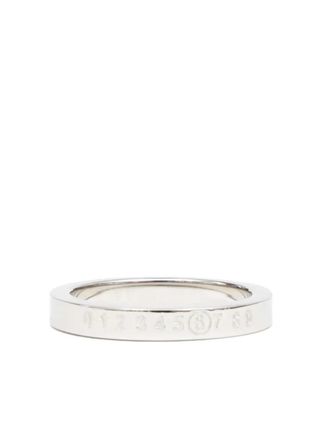 Maison Margiela numerieke ring met gravure