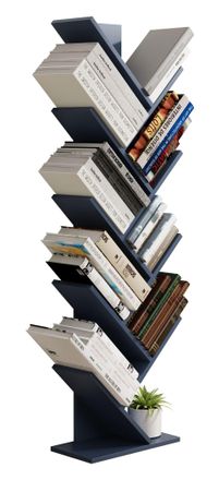VCM Estante De Almacenamiento De Madera Estante Estante Decoraci&oacute;n Libros Stand Estante Nulis Xl (antracita) - Vcm