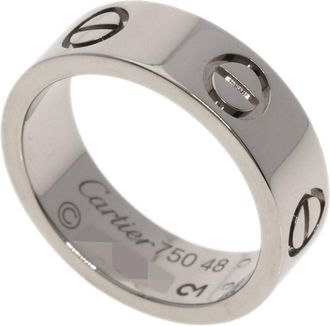 Cartier White Gold White Gold (18K) Band Ring (Pre-Owned)