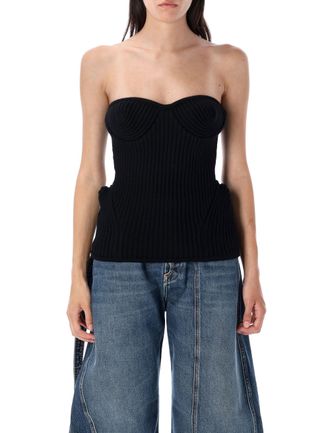 Jean Paul Gaultier Gebreide Bustier Top