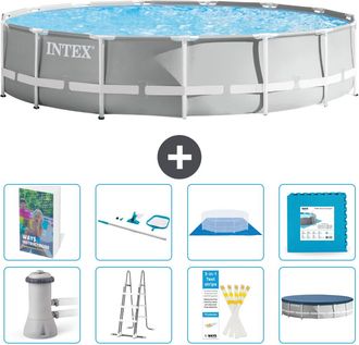 Intex Piscina Prism Frame Redonda - 457x107 Cm - 9-piezas S539