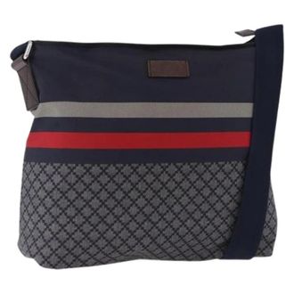 Gucci Pre-owned Vintage Nylon Shoulder Bag - Dames - Pre-owned - Veelkleurig - Maat: ONE Size Nylon