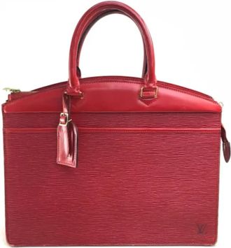 Louis Vuitton Tweedehands leren Louis Vuitton tassen - Dames - Vintage Handtas - Rood - ONE Size - Vintage