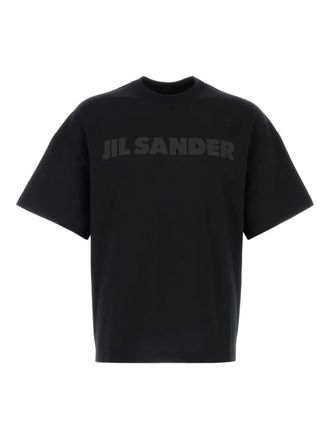 Jil Sander Katoenen T-shirt - Zwart